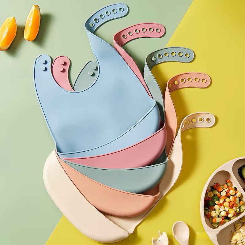 Bavoir en silicone - Un câlin anti-bavouille