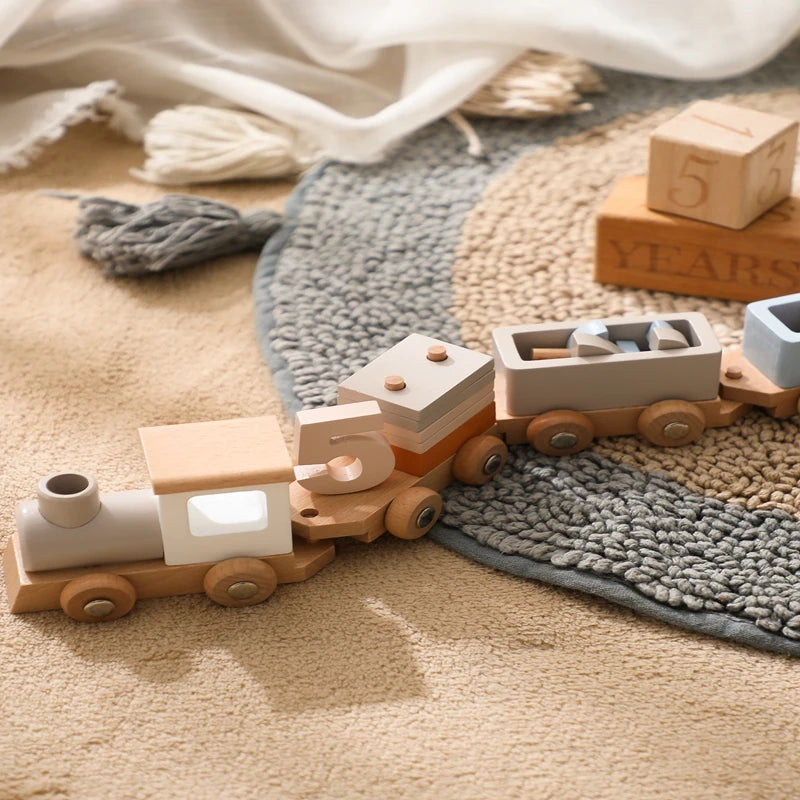 MontessoriToys™-Train en bois