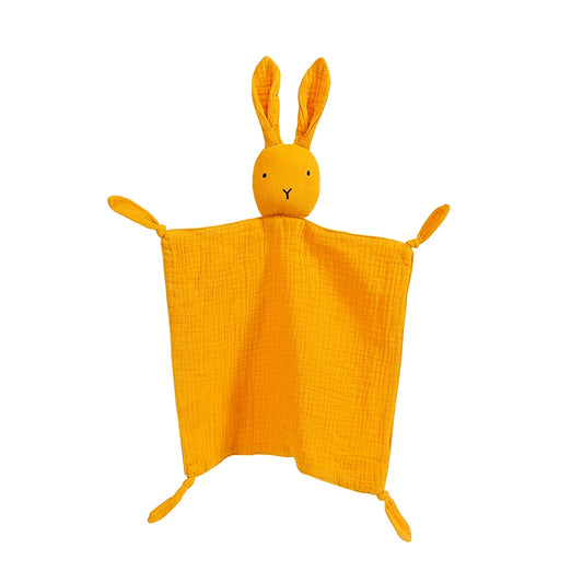Doudou bébé - Lapin en mousseline