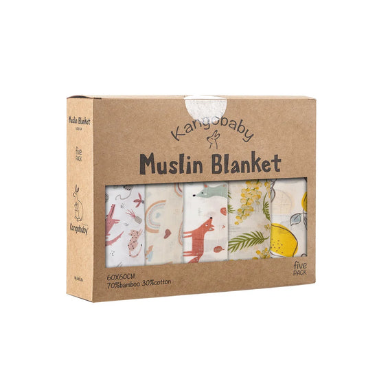 lot de 5 bavoirs Bandana cocooning - Matériel de Bébé