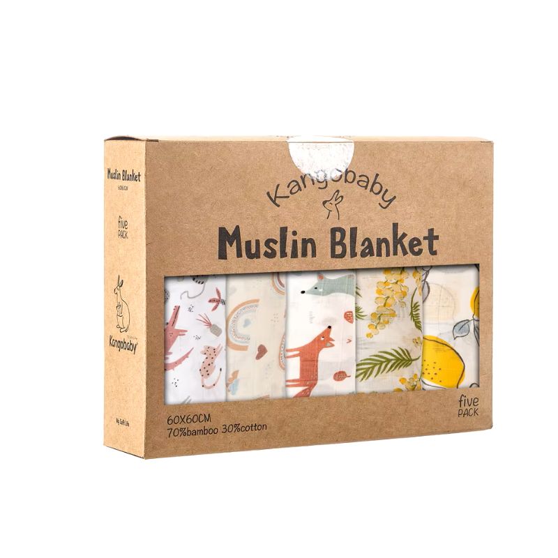 lot de 5 bavoirs Bandana cocooning - Matériel de Bébé