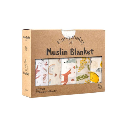 lot de 5 bavoirs Bandana cocooning - Matériel de Bébé