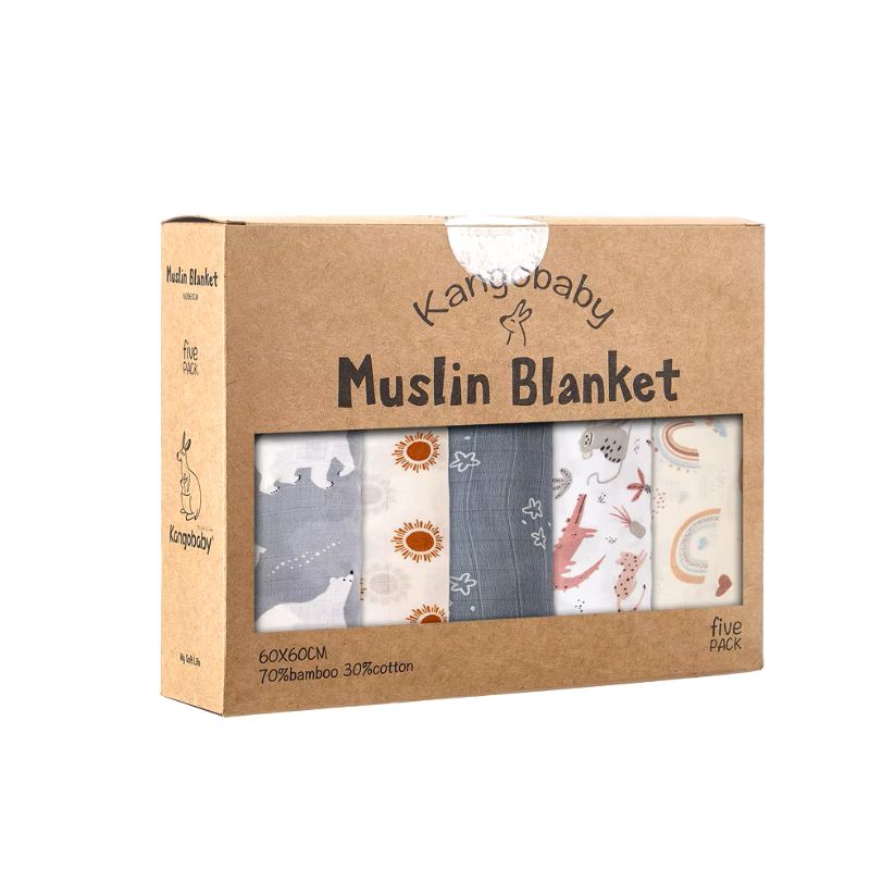 lot de 5 bavoirs Bandana cocooning - Matériel de Bébé