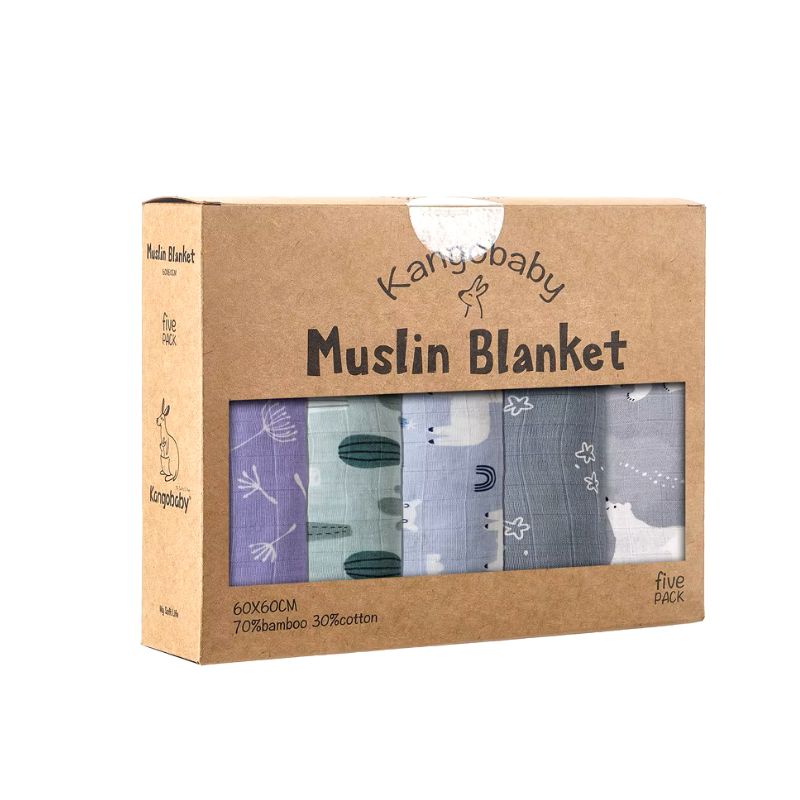 lot de 5 bavoirs Bandana cocooning - Matériel de Bébé