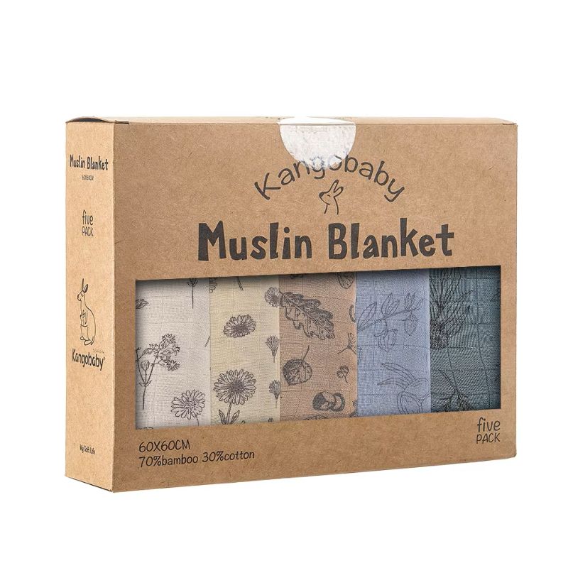 lot de 5 bavoirs Bandana cocooning - Matériel de Bébé