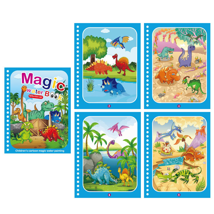 Livre de coloriage magique a l'eau - Matériel de Bébé