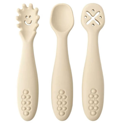 Cuillére d'apprentissage 3Pcs - Matériel de bébé