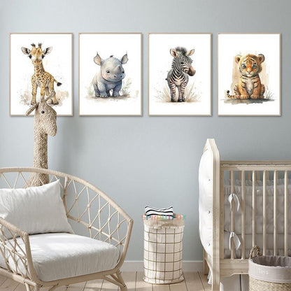Decoration Murale - Petit Câlin du monde sauvage