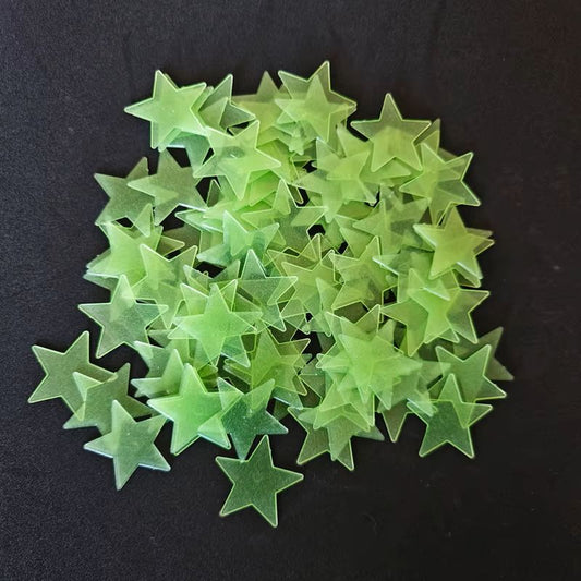 Etoiles fluorescentes  100Pcs - Matériel de Bébé