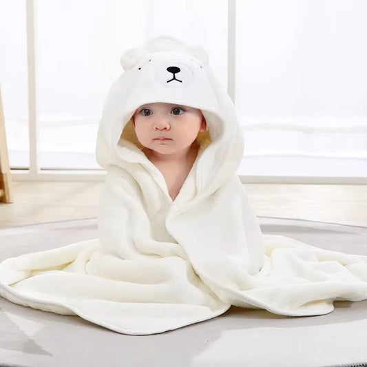 Serviette de bain à capuche