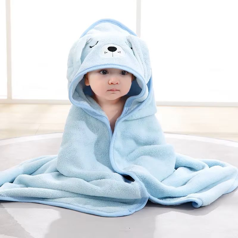 Serviette de bain à capuche