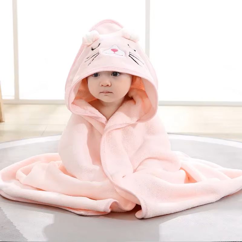 Serviette de bain à capuche