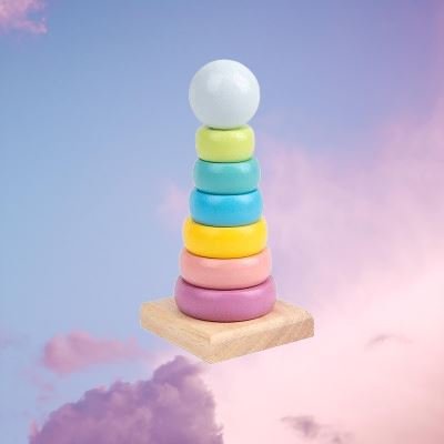 WoodenToys™ - Tour Macaron - Matériel De Bébé